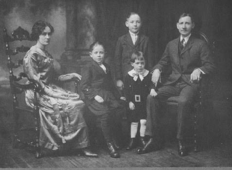 Katherine, Alvie, brother and Father  